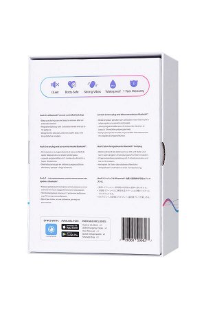 Анальная втулка LOVENSE Hush 2 (L), силикон, черная, 15 см, ? 5,7 см