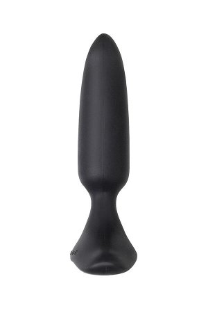 Анальная втулка LOVENSE Hush 2 (XS), силикон, черная, 12,1 см, ? 2,5 см