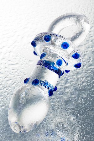 Анальная втулка Sexus Glass, стекло, прозрачная, 14 см,  3,5 см