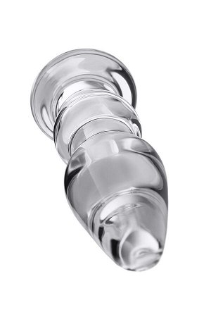 Анальная втулка Sexus Glass, стекло, прозрачная, 17 см, ? 3,5 см