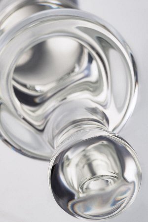 Анальная втулка Sexus Glass, стекло, прозрачная, 17 см, ? 3,5 см
