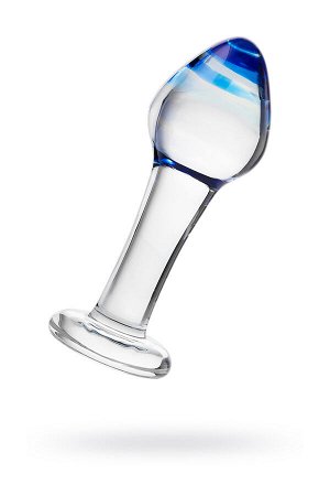 Анальная втулка Sexus Glass, стекло, прозрачная, 11,5 см, ? 4 см