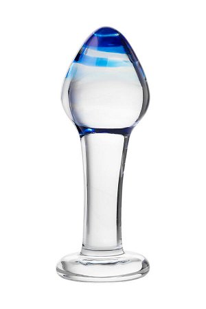 Анальная втулка Sexus Glass, стекло, прозрачная, 11,5 см,  4 см