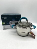 Кастрюля из нержавеющей стали с крышкой FESSLE диаметр 16 см (2.1 л)