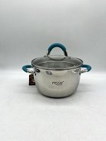 Кастрюля из нержавеющей стали с крышкой FESSLE диаметр 20 см (3.8 л)