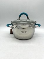 Кастрюля из нержавеющей стали с крышкой FESSLE диаметр 22 см (4,9 л)