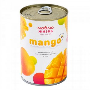Пюре манго Люблю жизнь , 430 г
