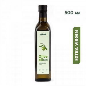 Оливковое масло нерафинированное высшего качества (Extra virgin olive oil) 4fresh food, 500 мл