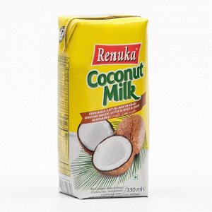 Молоко растительное кокосовое Renuka Coconut Milk, жирность 17%, 330 г