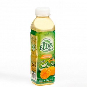 Напиток «ELOA MAX»  на основе алоэ вера со вкусом манго с кусочками алоэ,500 мл
