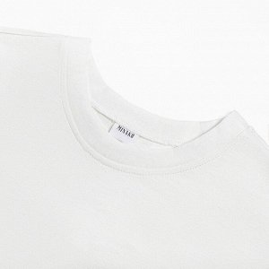Комплект (футболка, шорты) женский MINAKU: Casual Collection, цвет экрю