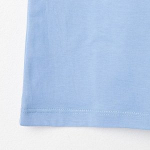 Пижама женская (брюки, футболка) KAFTAN «Звёздочки», цвет голубой, белый