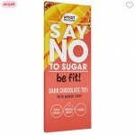 «Smart Formula», горький шоколад Dark with mango crisp, 90 г
