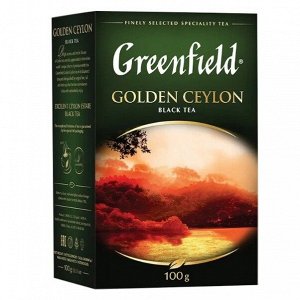 Чай Гринфилд Golden Ceylon, 100г