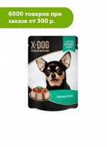 X-DOG влажный корм для собак курица и кролик в соусе 85гр