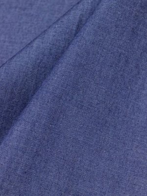 Сорочечная джинсовая ткань цв.Темно-синий, ш.1.47м, хлопок-95%,п/э-5%, 137гр/м.кв