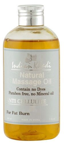 Масло массажное антицеллюлитное Кхади Anti Cellulite Massage Oil Indian Khadi 200 мл.