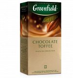 Черный чай в пакетиках Greenfield Chocolate Toffee, 25 шт