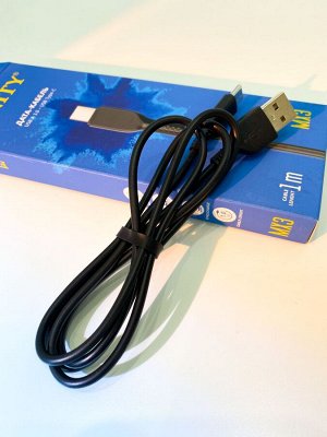 Кабель USB Finity  USB - Type-C, 3.0 А, 1 м, черный