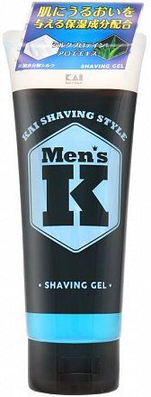 Гель для бритья "Men’s K Shaving Style" (с протеинами шёлка и Алоэ) 205 г