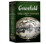 Черный чай листовой Greenfield Earl Grey Fantasy, 200 г
