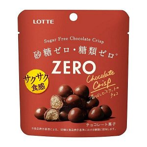 LOTTE Zero -  хрустящий шоколад без сахара