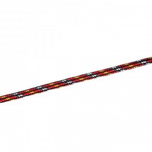 Шнур-паракорд светоотражающий "СЛЕДОПЫТ" красный-оранжевый-черный, d-4 мм, 10 м