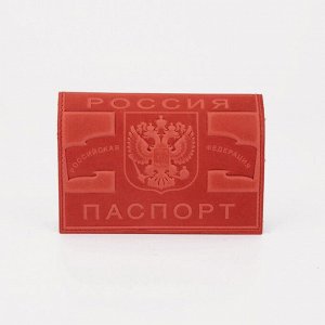 Обложка для паспорта, цвет красный 2466852