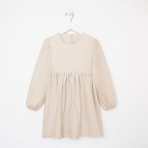 Платье для девочки MINAKU цвет бежевый 98
