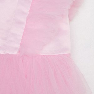 Платье нарядное детское KAFTAN, р. 28 (86-92 см), розовый