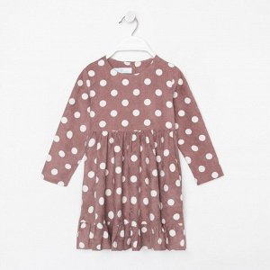Платье детское KAFTAN "Горох", 36 (134-140), розовый
