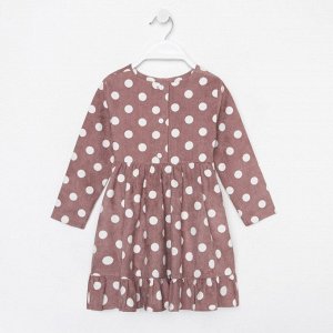 Платье детское KAFTAN "Горох", 36 (134-140), розовый
