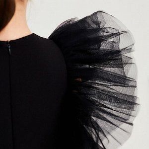 Платье нарядное детское MINAKU: PartyDress цвет чёрный, рост 140