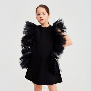 Платье для девочки MINAKU: PartyDress цвет чёрный, рост 128