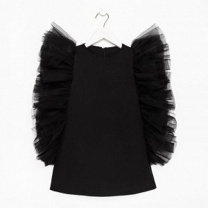 Платье для девочки MINAKU: PartyDress цвет чёрный, рост 104