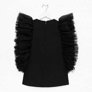 Платье нарядное детское MINAKU: PartyDress цвет чёрный, рост 140
