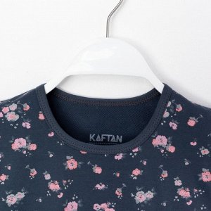 Платье для девочки KAFTAN "Kitten" р.30 (98-104), т. серый