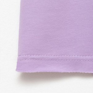 Костюм детский (футболка, шорты) MINAKU: Casual Collection, лиловый, рост, см