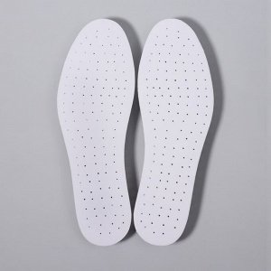 Стельки для обуви, универсальные, дышащие, 36-47 р-р, пара, цвет белый