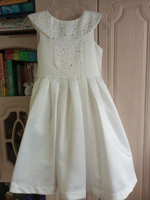 Платье белое Perlitta р. 140-146