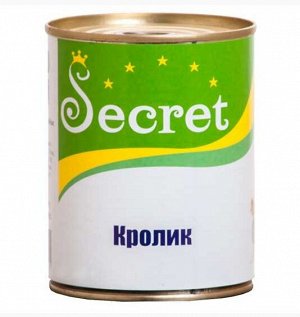 Secret конс. д/собак с кроликом 340г