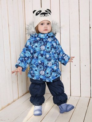 ВО-40 Костюм на девочку "Льдинка" куртка+полукомбинезон (зима)