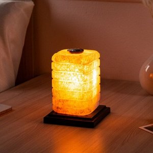 Соляная лампа "Зебра арома", цельный кристалл, 16 см, 2-3 кг