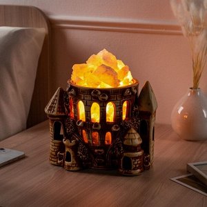 Соляная лампа "Замок", керамическое основание, 20 см, 2-3 кг