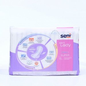 Урологические прокладки Seni Lady Super, 15 шт