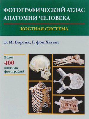 Борзяк, Гунтер: Фотографический атлас анатомии человека. Костная система 176стр., 260х193х10мм, Мягкая обложка