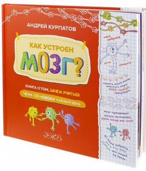 Андрей Курпатов: Как устроен мозг? Книга о том, зачем учиться чему-то новому каждый день 32стр., 250х250х10мм, Твердый переплет