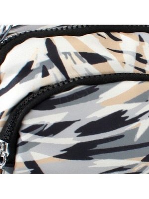 Сумка женская текстиль BoBo-6662-1,  2отд,  плечевой ремень,  бежевый/серый 236971