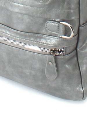 Рюкзак жен искусственная кожа C 190-752,  1отд,  5внеш+2внут/карм,  серый 245535