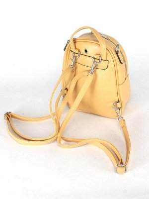 Рюкзак жен искусственная кожа C 190-8870,   (change) 1отд,  1внеш+1внут/карм,  желтый 245421
